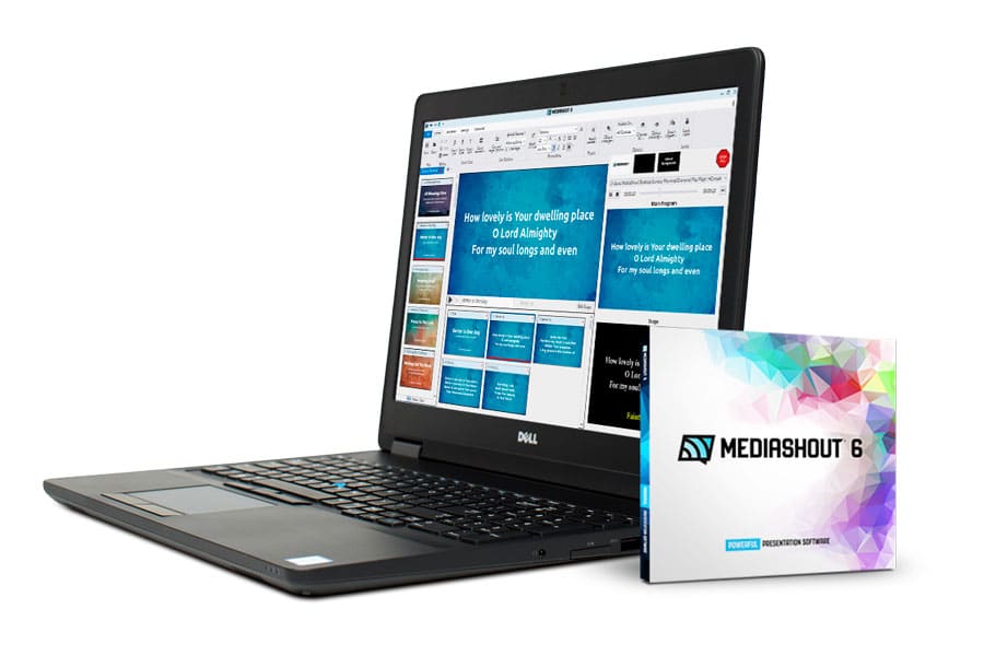 Computers built for church presentations MediaShout