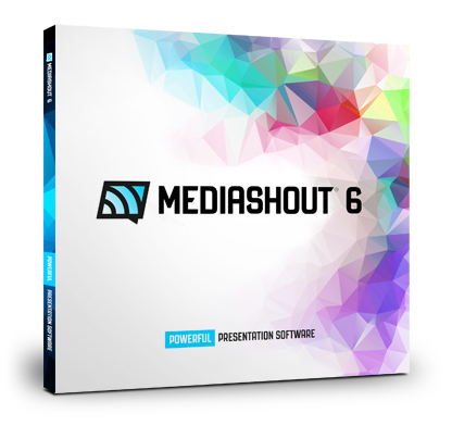 MediaShout's Church Presentation Software box design MediaShout's Church Presentation Software box design