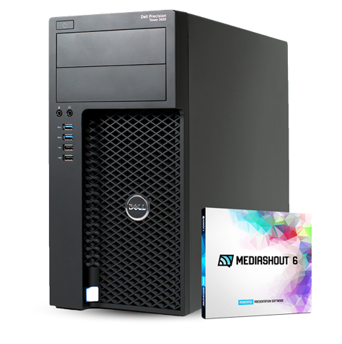 MediaShout's Church Presentation Software computer bundle MediaShout's Church Presentation Software computer bundle